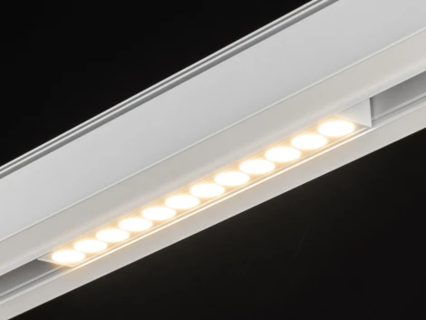 Трековый светильник светодиодный, магнитный, белый, 12Вт, 48V IP20 4000К Lumker SY-LINK SY-LINK-220-WH-12-NW