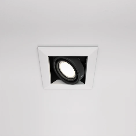 Встраиваемый светильник Metal Modern GU10 1x50Вт Maytoni Technical DL008-2-01-W (220V)