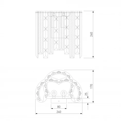 Бра Eurosvet Radiance 101011