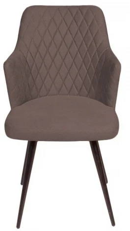 Стул поворотный на 90 градусов, функция возврата, антишум Hunt ромб, бархат антрацит 14 / чёрный конус Top Concept 80601