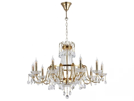 Подвесная люстра Newport Esmeralda 1410/C bronze