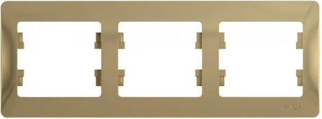 Рамка на 3 поста (титан) Systeme Electric GSL000403