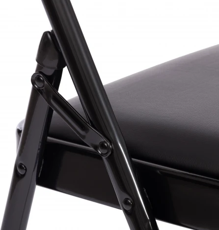 Стул складной FOLDER (mod. 3022G) / 2 шт. в упаковке Tetchair (Металл,Экокожа/Черный) арт.21532
