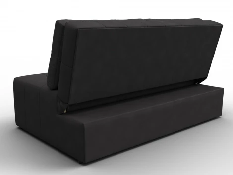 Диван прямой Лига-107 (140) (ЛДСП,Брус,Фанера,Замша/Коричневый) Лига Диванов 134929