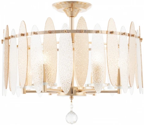 Потолочная люстра хрустальная на штанге Arte Milano Sorrento-3309 373309/6/80/470 GD (220V)