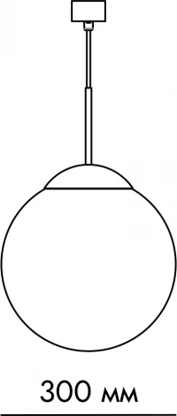 Подвесной светильник 2К Светомастерская Astra 011 CG2023