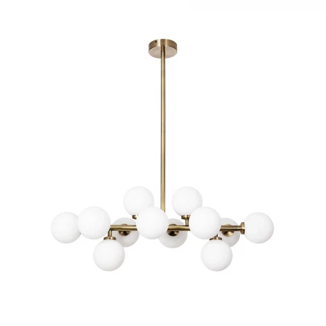 Потолочная люстра на штанге Arte Lamp Bolla-Piccolo A3988SP-12AB (220V, шарики, молекулы)