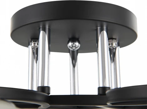 Потолочная люстра на штанге Arte Milano AMALFI-325885 325885/5A BK+CR (220V)