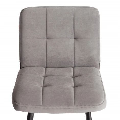 Барный стул Medeo/Медео Tetchair (Металл,Велюр/Серый) арт.24910