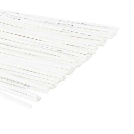 Трубка термоусадочная 4,0/2,0 мм длина 100 см. (белый) Stekker 50254