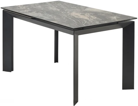 Стол M-City CREMONA 140 KL-176, итальянская керамика/ черный каркас