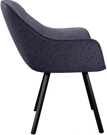 Стул DikLine 252 М поворотный, NS13 GRAPHITE, ножки черные арт.00-00073388