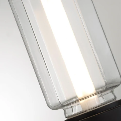 Настольная лампа Odeon Light Jam 5409/10TL черный/прозрачный/металл/стекло/акрилLED 10W 3000K 700Лм (220V, выключатель, круглые)