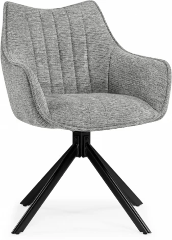 Стул на металлокаркасе Woodville Denever gray / black арт.15836