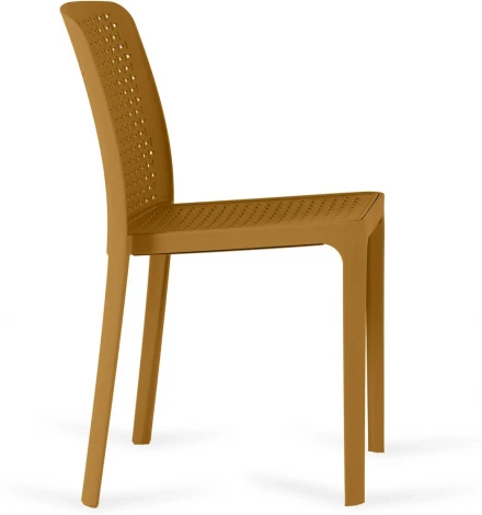 Стул уличный Bottega ОГОГО Обстановочка! (Пластик/Горчичный) арт.926924
