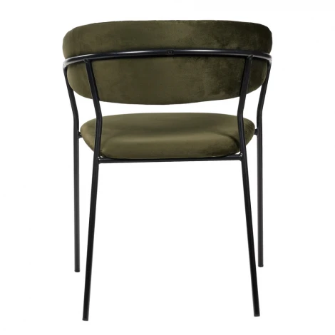 Стул Turin бирюзовый с золотыми ножками