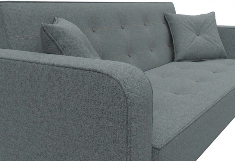 Диван-книжка Тур (Серый/Рогожка) Лига Диванов арт.125020