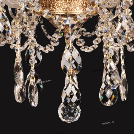 Подвесная люстра Omnilux Gadoni OML-74803-08 (220V, подвески, на цепи, подсвечник, свеча)