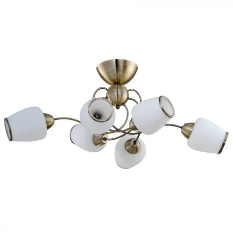Потолочная люстра IDLamp Andreina 816/6PF-Oldbronze