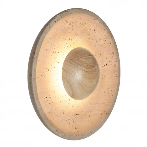 Настенный светильник светодиодный с часами Citilux Mares CL246018