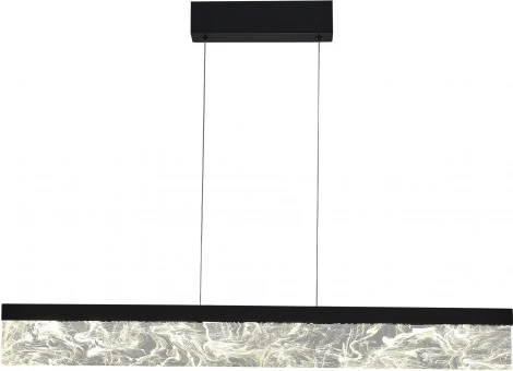 Подвесной линейный светильник ST Luce Splendid SL6234.403.36 Черный/Дымчатый LED 1*36W 4000K