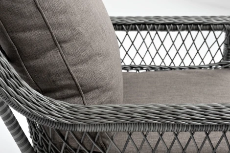 "Гранд Латте" кресло из искусственного ротанга, цвет графит 4SIS арт.УТ-00003064