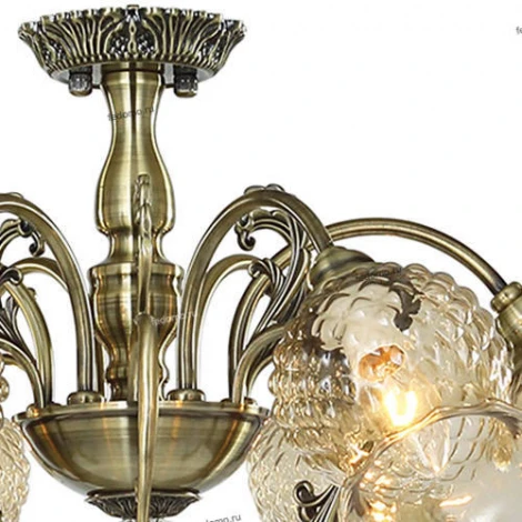 Потолочная люстра IDLamp Marmara 475/6PF-Oldbronze