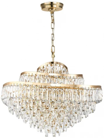 Подвесная люстра Odeon Light Wayta 5073/14 золото/прозрачный/металл/хрусталь E14 14*40W (220V, на цепи)