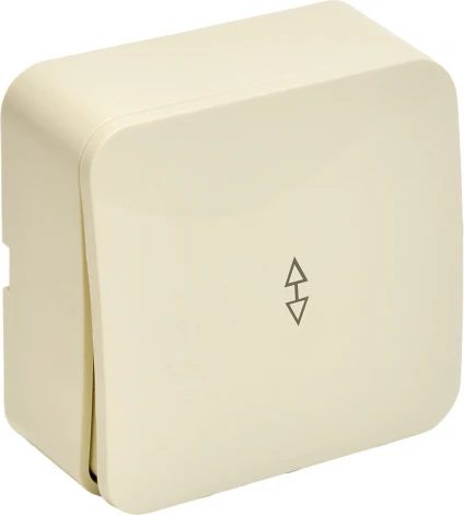 Переключатель одноклавишный (слоновая кость) Stekker София 49478