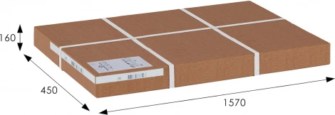 ТВ-тумба Джульетта-2 орех Л Mebelik арт.008542