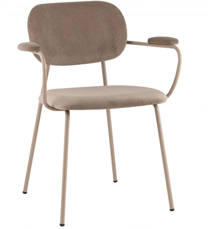 Стул Stool Group Кэрол коричневый бежевые ножки арт.УТ000040242