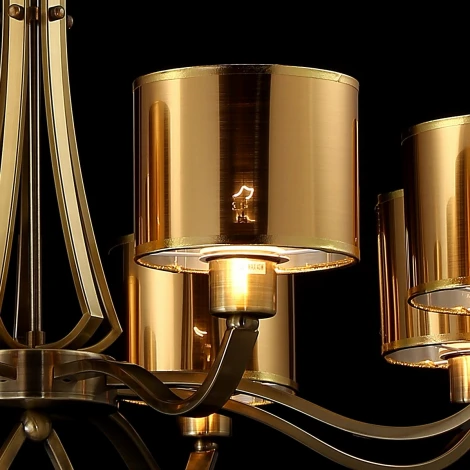 Подвесная люстра ILLUMICO IL1802-8P-17 AB (220V, на цепи)