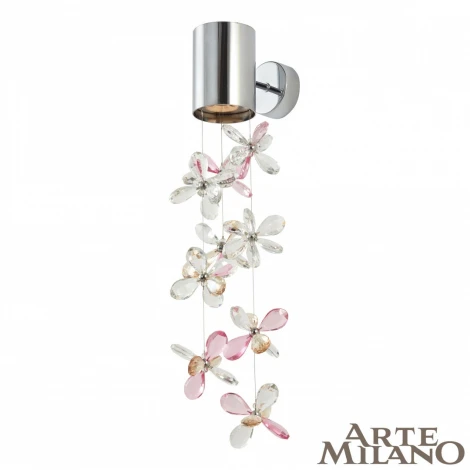 Спот Arte Milano 11952B.D90.H600.LED Ni (220V, подвески, цветы)