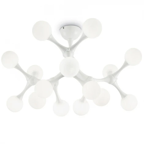 Потолочная люстра Ideal Lux Nodino PL15 BIANCO