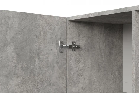 Шкаф трехстворчатый Арника Бали, Цемент светлый