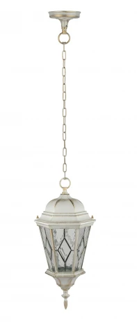 Уличный светильник подвесной Oasis Light ASTORIA 2M 91405M cover Gw ромб (220V, на цепи, IP44)