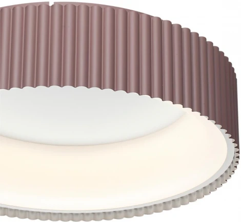 Потолочный светильник круглый Sonex Sharmel 7714/56L металл/акрил/белый/мокко LED 56Вт 3000-6500К D460 IP20 пульт ДУ (220V, круглые)