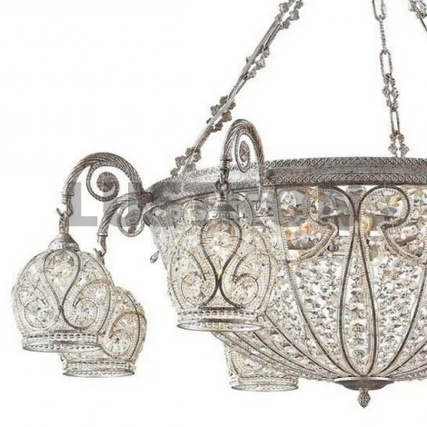 Подвесная люстра Wertmark Gloria WE322.16.203 (220V, хрусталь, на цепи)