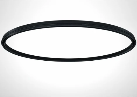 Шинопровод магнитный встраиваемый радиусный iLedex Vision48/22 R 4822-1500-BK