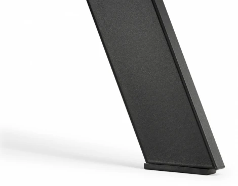 Стол деревянный Woodville Баргел 90х90х75 бетон / черный арт.611365