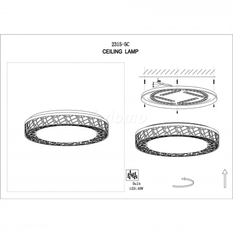 Потолочный светильник F-Promo Creatura 2315-5C