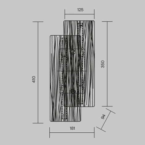 Настенный светильник светодиодный Maytoni Frostum MOD439WL-L7BSK