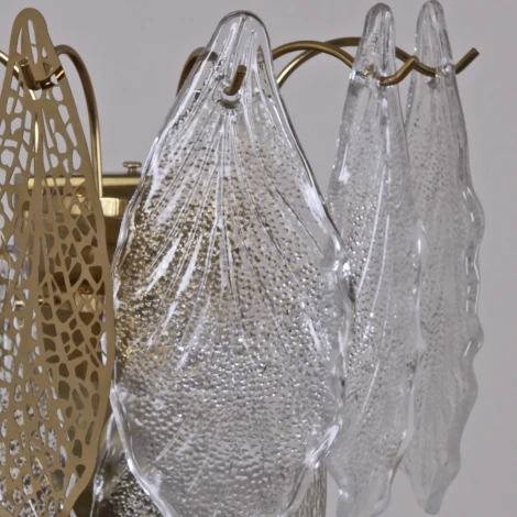 Подвесная люстра хрустальная ILLUMICO IL0508-8P-79 BRASS (220V, на цепи)