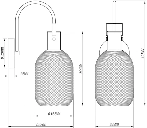 Бра Moderli Alina V2800-1W (220V)