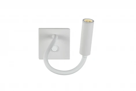 Бра на гибкой ножке для чтения iLedex Telescope 6411 WH (220V, выключатель)