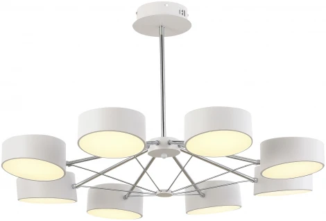 Потолочная люстра на штанге Valle SLE6005-502-08 Evoluce (LED, 220V, пульт управления)