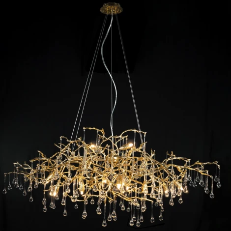 Подвесная люстра Loft It Bijout 10067/1250 GD (220V, на тросе, ветки)