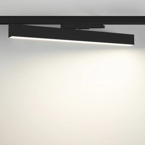 Трековый светильник светодиодный LGD-FLAT-4TR-S605-25W Day4000 (BK, 100 deg, 230V) (Arlight, IP20 Металл) 033697(1)