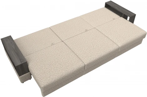 Диван прямой с 2 полками Лига-055 НПБ Лонг Лига Диванов (Велюр) арт.129086