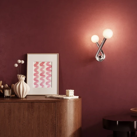 Бра шарики Maytoni Vortex MOD476WL-02PT